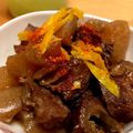 cocoruna's cooksnap of when they made 牛すじ☆大根☆蒟蒻のこってり煮物♪♪.