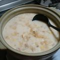 e52's cooksnap of when they made 水炊き鍋の残りでクリームリゾット.