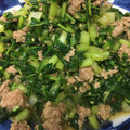 かおりん22's cooksnap of when they made かぶの葉と豚ひき肉炒め.