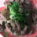 にゃんこりんご's cooksnap of when they made 鶏ハツ(心臓)のにんにく黒コショウ炒め♡.