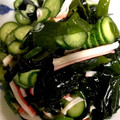 ☆☆MAIKO☆☆☆'s cooksnap of when they made わかめ きゅうり かにかま 酢の物.