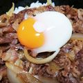 お料理べんきょう's cooksnap of when they made 吉野家風牛丼.