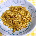 クリちゃん0309's cooksnap of when they made 【簡単】エノキのオイマヨカレー炒め.