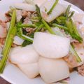 クックDC0WQM☆'s cooksnap of when they made 話題入り！ 豚こまとカブの醤油炒め.