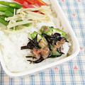 SP♪'s cooksnap of when they made オクラとひじきの梅和え.