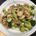 まゆげっと's cooksnap of when they made ダイエット！ブロッコリーと蓮根炒め.