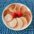 ちゃぴ♥'s cooksnap of when they made 離乳食　バナナときな粉のパンケーキ.