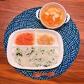 ちゃぴ♥'s cooksnap of when they made 離乳食♪しらすとホウレン草のおかゆ.