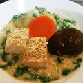 τомоко's cooksnap of when they made 春菊・えのき・卵のあん掛け豆腐.