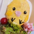 ｉｒａｍ's cooksnap of when they made 簡単 キャラ弁 ✾ ぴよぴよオムライス.