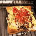 おと☆まま's cooksnap of when they made お好み焼風トースト.