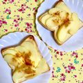 ふたごゆき's cooksnap of when they made 簡単！クリームチーズトーストりんごのせ.