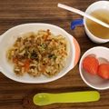 キャシーキャサリン's cooksnap of when they made 離乳食 ソース焼きうどん.