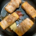 マム's cooksnap of when they made 調味料は１個!厚揚げの豚バラチーズ包み.