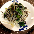 クックSEL5HN☆'s cooksnap of when they made もやしとほうれん草の塩昆布あえ.