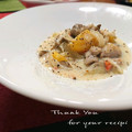 inyako's cooksnap of when they made 栗ときのこと鶏のクリーム煮.