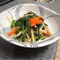 卯月のうさぎ２０１４'s cooksnap of when they made 春菊とえのきのポン酢和え.