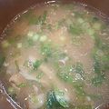 えびえり's cooksnap of when they made ✿エリンギとひき肉の味噌汁✿.