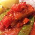 Katter's cooksnap of when they made 白身魚の彩りトマトソース煮.