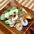 にきけん's cooksnap of when they made きゅうりとちくわとツナのサラダ.