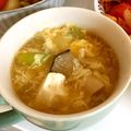 YUKIKI☆'s cooksnap of when they made 豆腐と卵のピリ辛スープ 柚子胡椒風味.