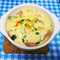 ととろ＆めい's cooksnap of when they made 簡単＊ヘルシー＊豆腐カルボナーラグラタン.