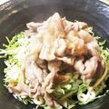 yukky☆mama's cooksnap of when they made 豚コマで簡単焼肉サラダ٩(ˊᗜˋ*)و.