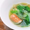 momoco's cooksnap of when they made 美味しぃ☆オニオンレタススープ！朝食にも.