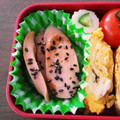 えっぺ★'s cooksnap of when they made 魚肉ソーセージのゴマポン炒め☆簡単お弁当.