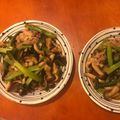 SUM201811's cooksnap of when they made 小松菜、しめじ、豚バラ肉の炒め物.