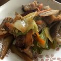 ちゃんこまんさん's cooksnap of when they made 豚こまと白菜のすき焼き風炒め.