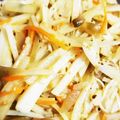 かわぐち？'s cooksnap of when they made じゃが芋消費！おつまみに良し搾菜入り炒め.