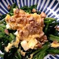 ちゃおわん's cooksnap of when they made ほうれん草卵クルミサラダ☆.