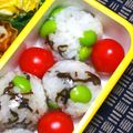 nosso's cooksnap of when they made おにぎり朝食☆枝豆と塩昆布のおにぎり.