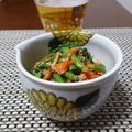 ダイナマイト漆黒's cooksnap of when they made 春菊のツナ胡麻和え♪簡単コチュジャンと.