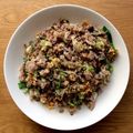 caruga's cooksnap of when they made 風邪に負けない★ネギ炒飯.