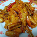 minhir01's cooksnap of when they made エビマヨ味？ピーマンとちくわ炒め.
