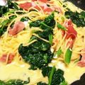skigw's cooksnap of when they made 絶品！アーモンドミルクでカルボナーラ.