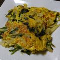 みゆりーた＊'s cooksnap of when they made ほうれん草のスパニッシュオムレツ.