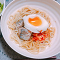 まゆちーずん's cooksnap of when they made 汁まで使う！サバ缶のコク旨キムチうどん.