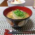ダイナマイト漆黒's cooksnap of when they made かぶの味噌汁♪かぶが甘くて美味しい♪.