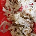 とろーるる's cooksnap of when they made レンジで簡単！レンコンのマヨ和え.