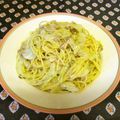 龍青空ママ's cooksnap of when they made サバ缶とキャベツの簡単パスタ.