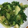 ガッチャン5's cooksnap of when they made 菜の花とアボカドのからし和え.