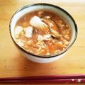 ハチワレねこ's cooksnap of when they made 豆腐と卵のピリ辛スープ 柚子胡椒風味.