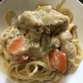 ばなちゃん666's cooksnap of when they made 残ったシチューで簡単クリームパスタ.