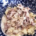 あたむ❤189's cooksnap of when they made ラム肉と色々きのこのクリーム煮.