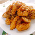 umi☆neco's cooksnap of when they made ささみと蓮根の照り照り♪（甘辛炒め）.