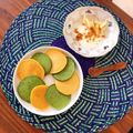 ちゃぴ♥'s cooksnap of when they made おなかに優しい♪きな粉りんごヨーグルト.