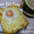 こそぼ's cooksnap of when they made 簡単♪マヨ卵トースト.